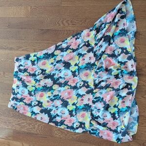 LOFT Outlet Abstract Floral Print Maxi Skirt - Medium